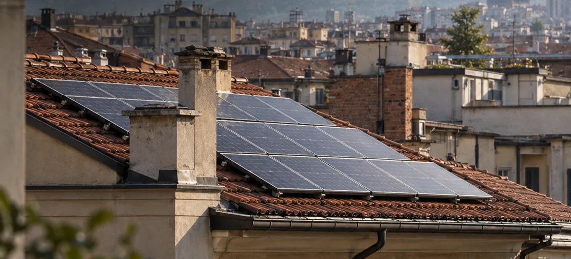 Fotovoltaico sul tetto, dispersioni sotto casa: cosa controllare nel pavimento a Torino